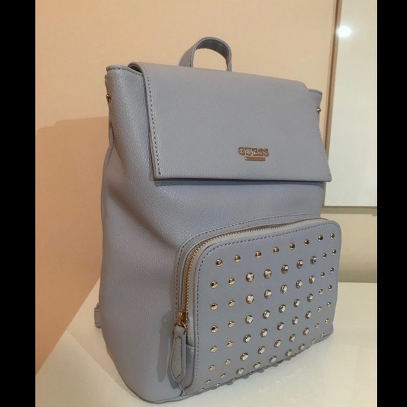 blue guess backpack